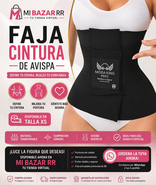 FAJA CINTURA DE AVISPA TALLA XS