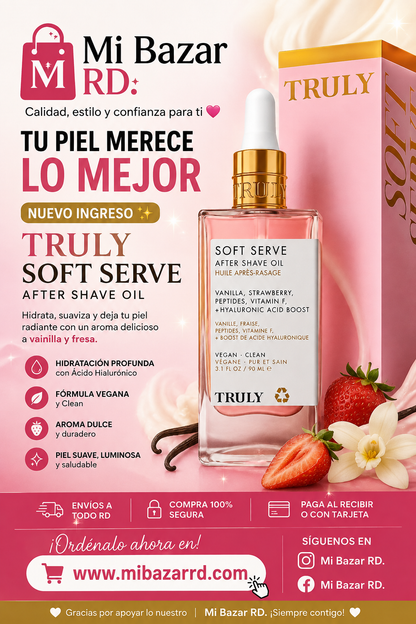 TRULY ROSADO Y CAJA DE PROTECCIÓN ACEITE INTIMO ACLARANTE