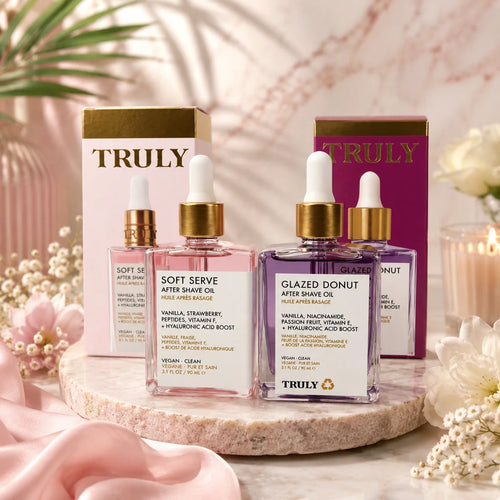 KIT TRULY  FORMULA ACLARANTE + HIDRATANTE (ROSADO Y MORADO)