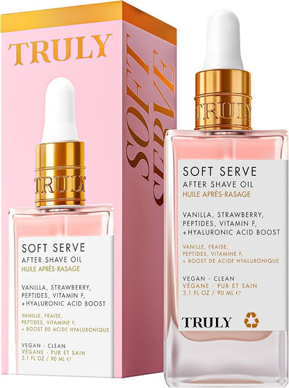 TRULY ROSADO Y CAJA DE PROTECCIÓN ACEITE INTIMO ACLARANTE