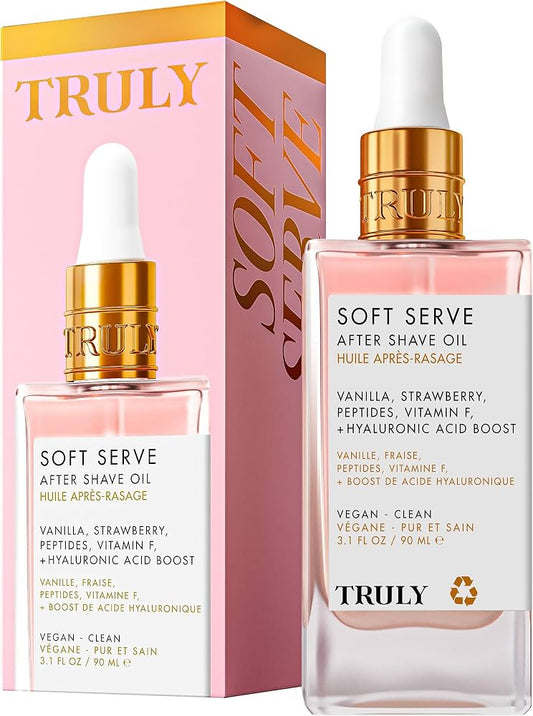 TRULY ROSADO Y CAJA DE PROTECCIÓN ACEITE INTIMO ACLARANTE